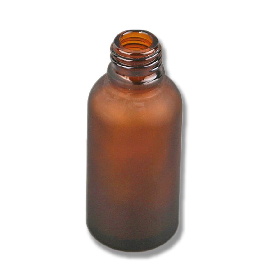 Refillable Frost Amber Glass Bottle - Image 6