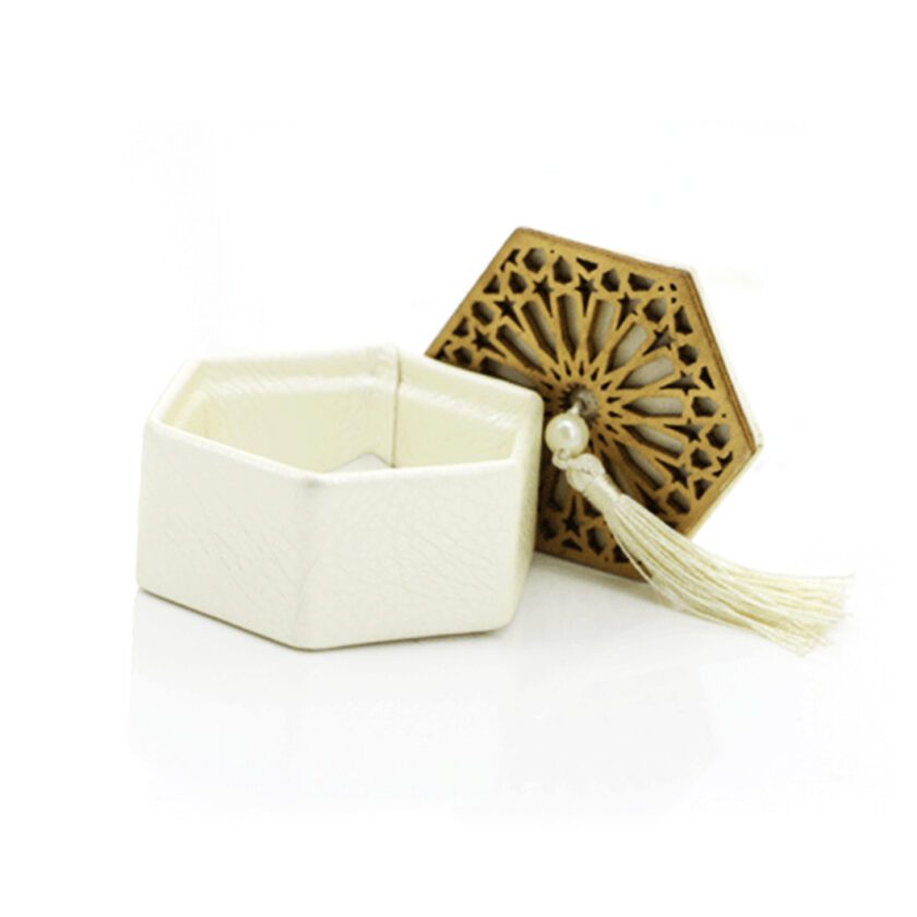 Hexagonal Moroccan Handmade Mosaic Box - Image 2