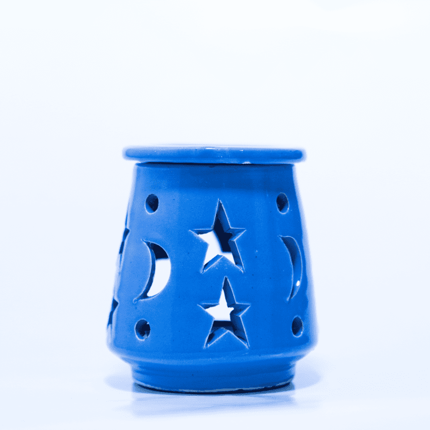 Incense burner Blue - Traditional Moroccan Style