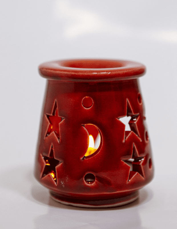 Brûleur d'encens Orange - marocain de style traditionnel