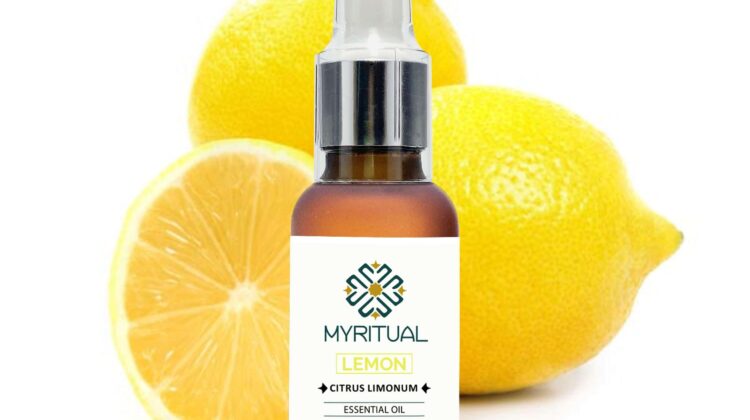 MYRITUAL Lemon Essential Oil – 100% Pure Lemon Oil for Skin & Hair Care, Diffusers , Cleaning..